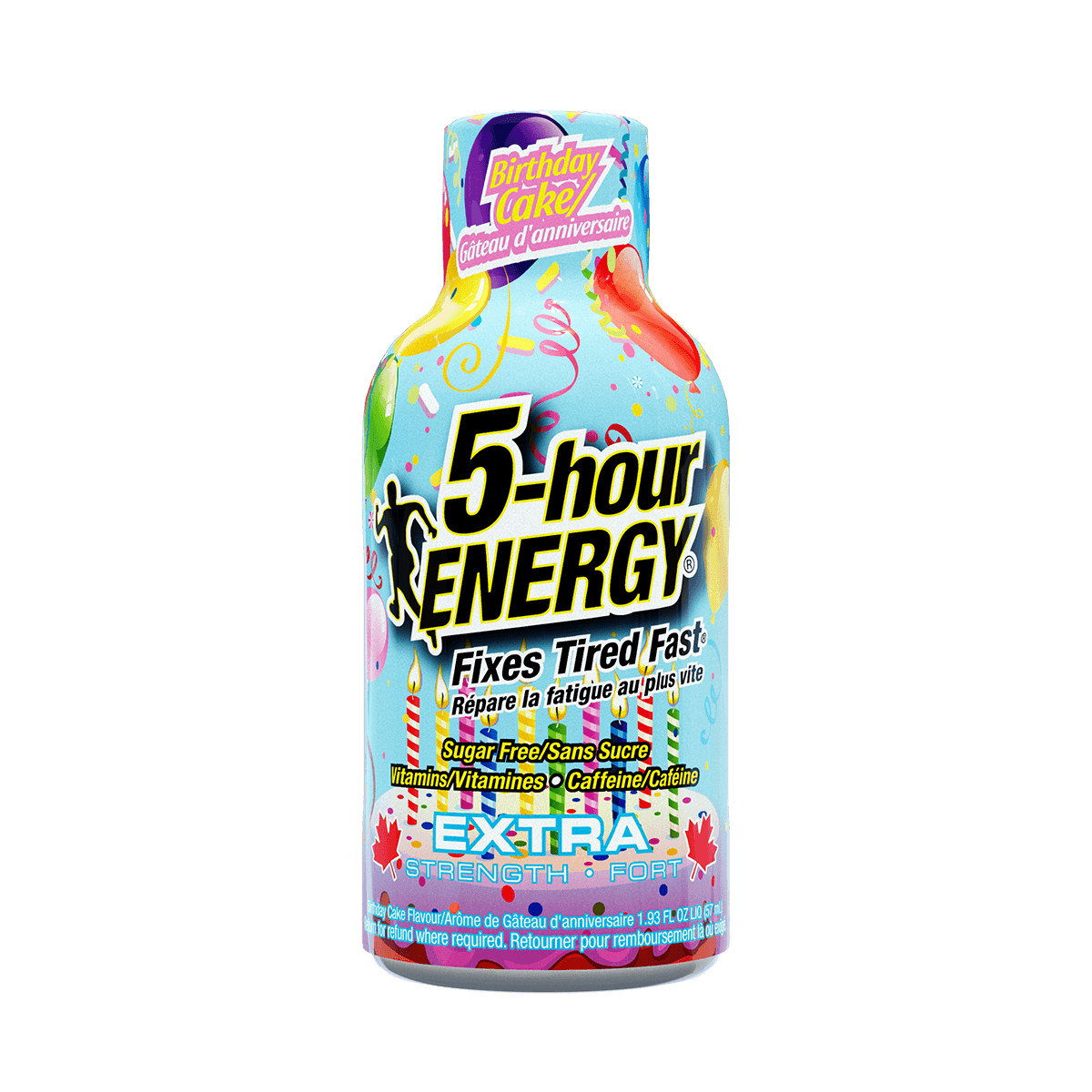 5-Hour Energy Extra Strength Birthday Cake 12pk